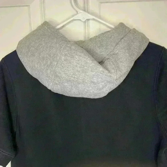 Nike boys sportswear black short sleeve club hoodie - Picture 4 of 7